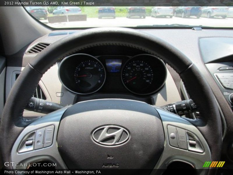 Kiwi Green / Taupe 2012 Hyundai Tucson GLS AWD