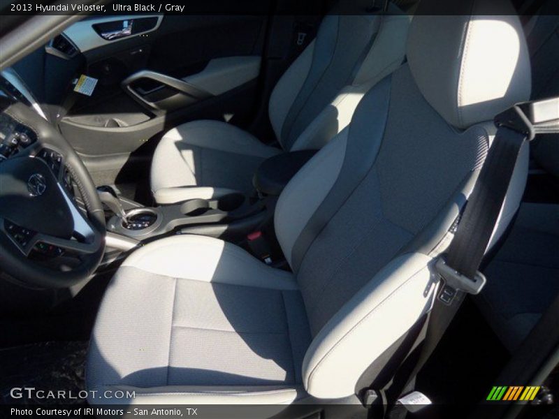 Ultra Black / Gray 2013 Hyundai Veloster