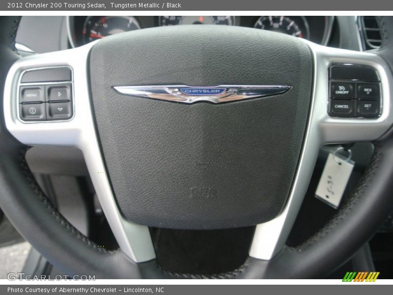 Tungsten Metallic / Black 2012 Chrysler 200 Touring Sedan