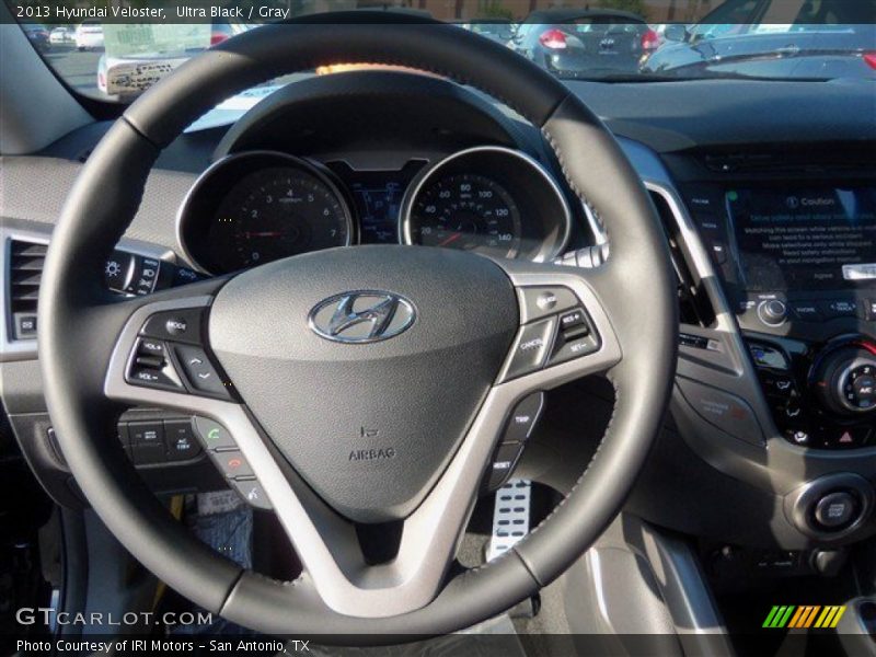 Ultra Black / Gray 2013 Hyundai Veloster