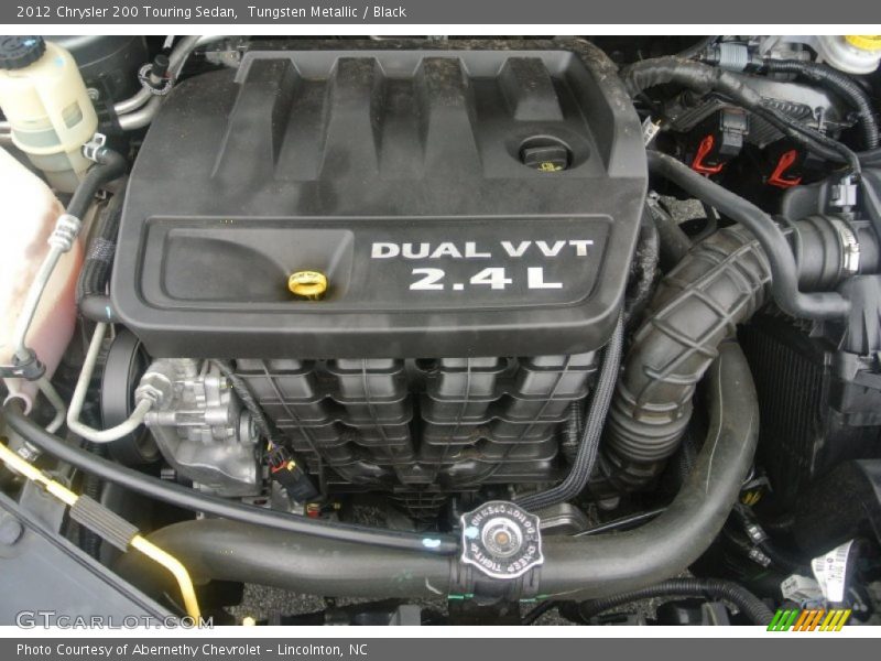 Tungsten Metallic / Black 2012 Chrysler 200 Touring Sedan