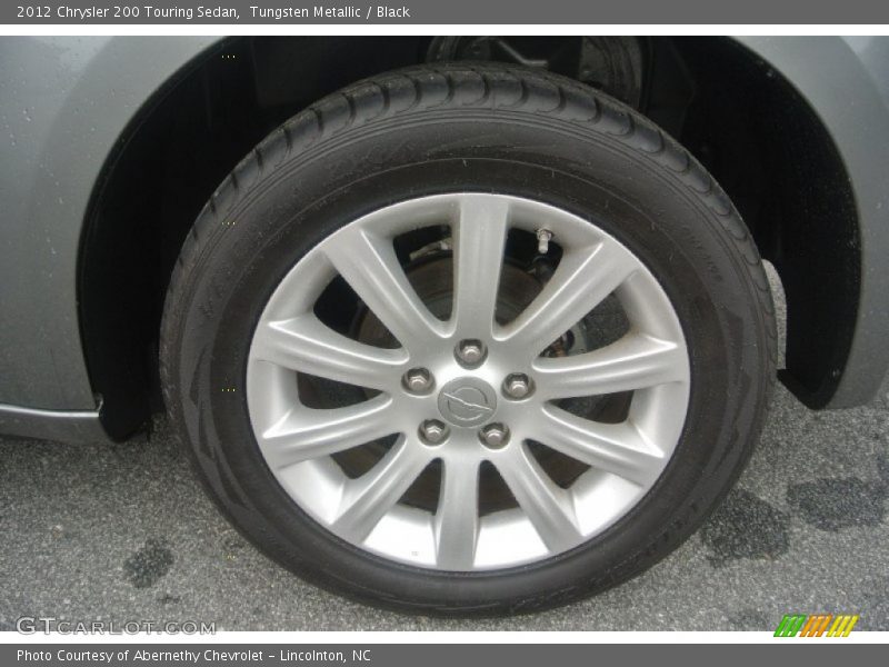 Tungsten Metallic / Black 2012 Chrysler 200 Touring Sedan