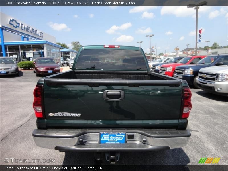 Dark Green Metallic / Tan 2006 Chevrolet Silverado 1500 Z71 Crew Cab 4x4
