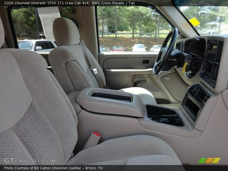 Dark Green Metallic / Tan 2006 Chevrolet Silverado 1500 Z71 Crew Cab 4x4