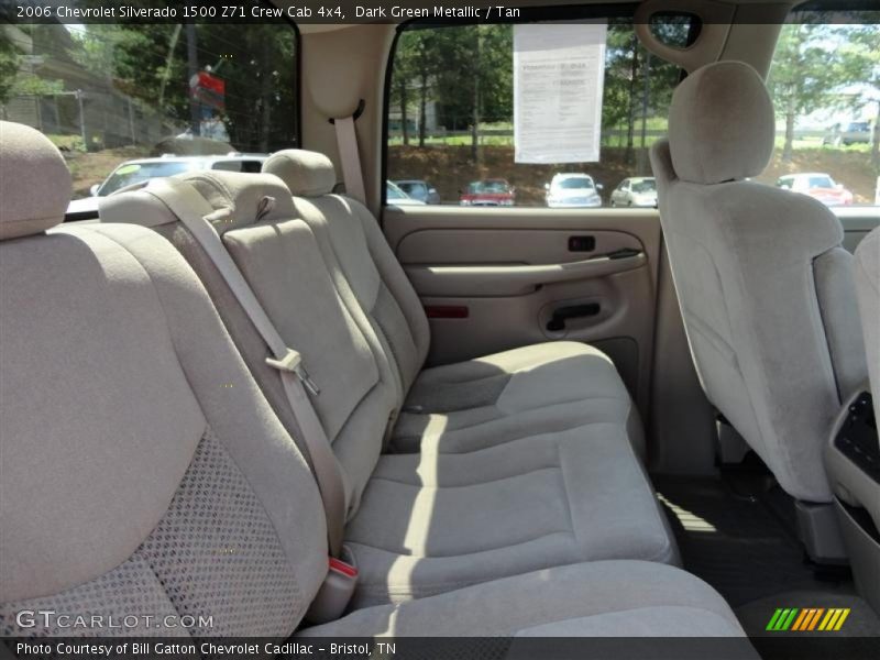 Dark Green Metallic / Tan 2006 Chevrolet Silverado 1500 Z71 Crew Cab 4x4