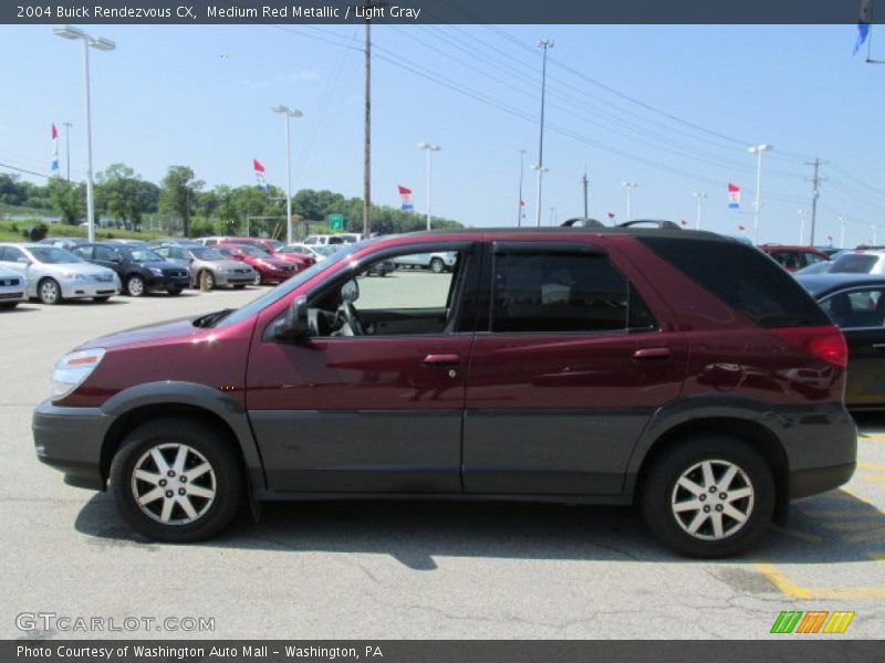 Medium Red Metallic / Light Gray 2004 Buick Rendezvous CX