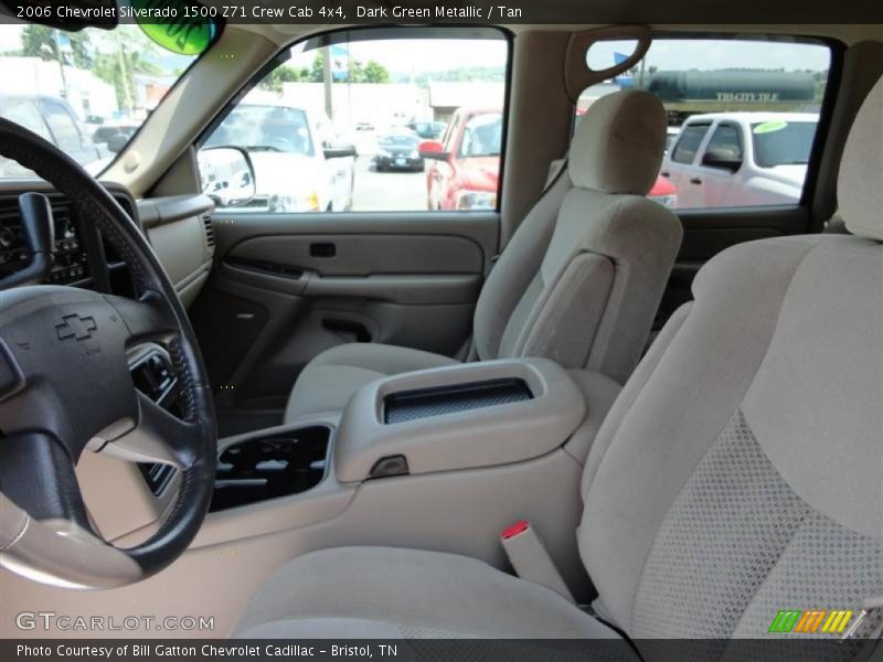 Dark Green Metallic / Tan 2006 Chevrolet Silverado 1500 Z71 Crew Cab 4x4