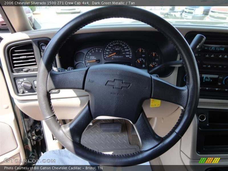 Dark Green Metallic / Tan 2006 Chevrolet Silverado 1500 Z71 Crew Cab 4x4