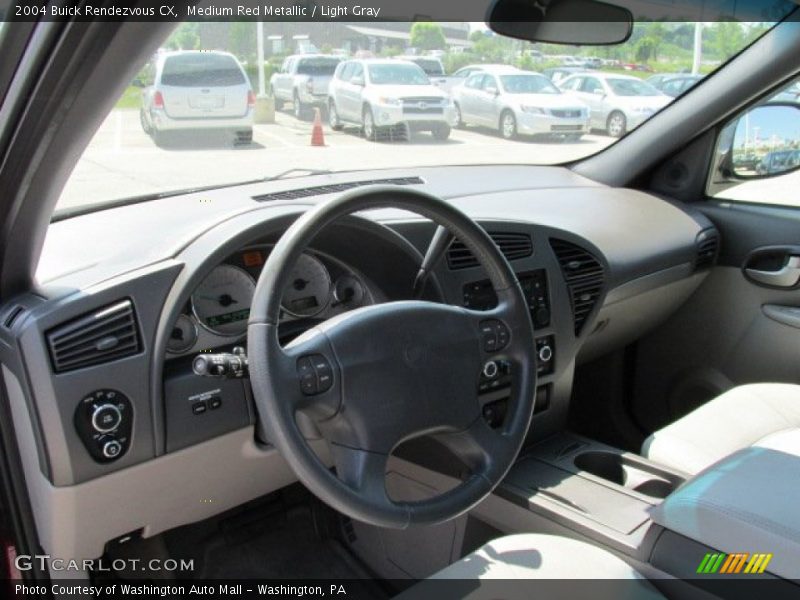 Medium Red Metallic / Light Gray 2004 Buick Rendezvous CX