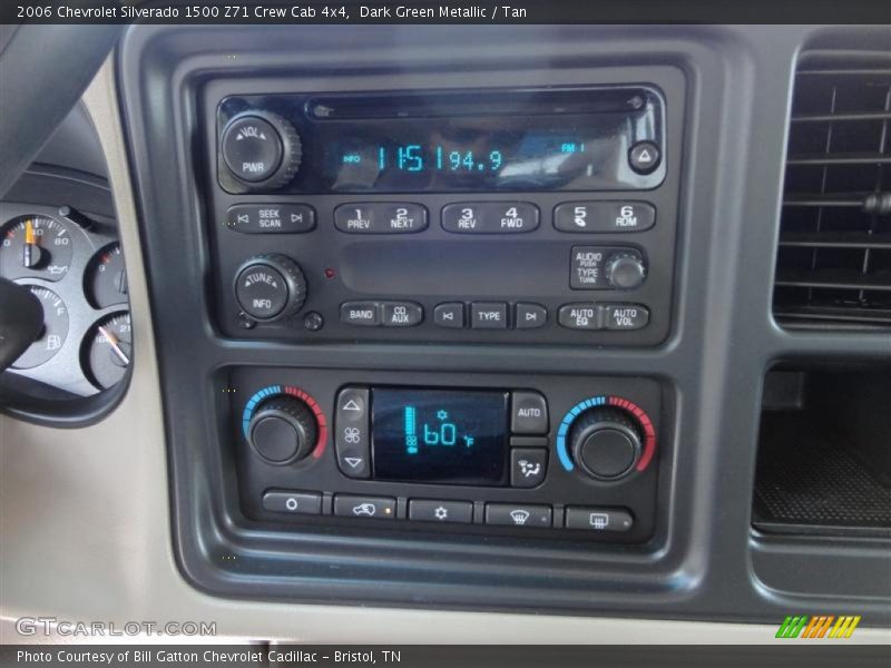 Dark Green Metallic / Tan 2006 Chevrolet Silverado 1500 Z71 Crew Cab 4x4