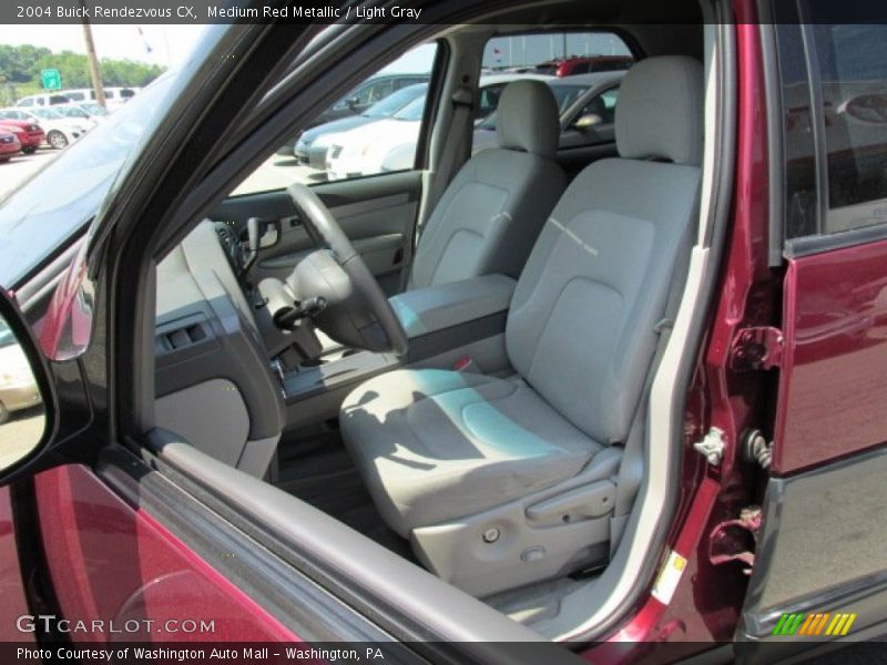 Medium Red Metallic / Light Gray 2004 Buick Rendezvous CX