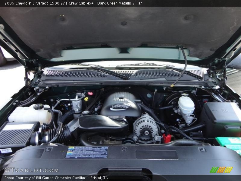 Dark Green Metallic / Tan 2006 Chevrolet Silverado 1500 Z71 Crew Cab 4x4