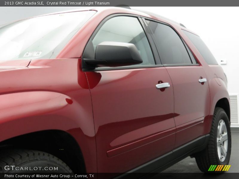Crystal Red Tintcoat / Light Titanium 2013 GMC Acadia SLE