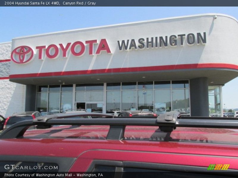 Canyon Red / Gray 2004 Hyundai Santa Fe LX 4WD
