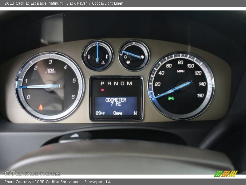  2013 Escalade Platinum Platinum Gauges