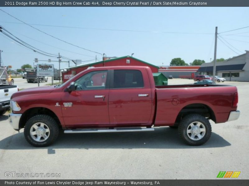 Deep Cherry Crystal Pearl / Dark Slate/Medium Graystone 2011 Dodge Ram 2500 HD Big Horn Crew Cab 4x4