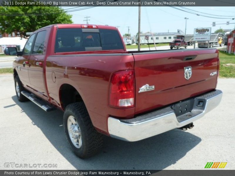 Deep Cherry Crystal Pearl / Dark Slate/Medium Graystone 2011 Dodge Ram 2500 HD Big Horn Crew Cab 4x4