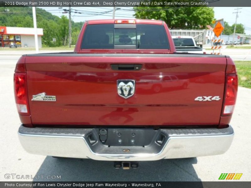 Deep Cherry Crystal Pearl / Dark Slate/Medium Graystone 2011 Dodge Ram 2500 HD Big Horn Crew Cab 4x4
