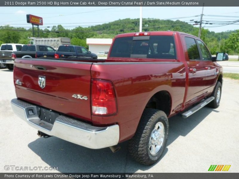 Deep Cherry Crystal Pearl / Dark Slate/Medium Graystone 2011 Dodge Ram 2500 HD Big Horn Crew Cab 4x4