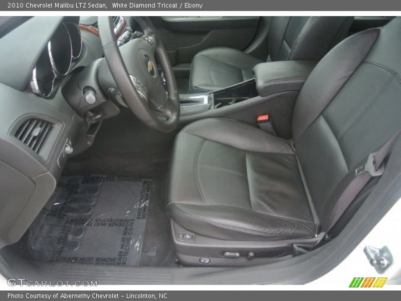 White Diamond Tricoat / Ebony 2010 Chevrolet Malibu LTZ Sedan