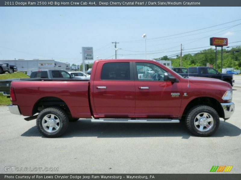 Deep Cherry Crystal Pearl / Dark Slate/Medium Graystone 2011 Dodge Ram 2500 HD Big Horn Crew Cab 4x4
