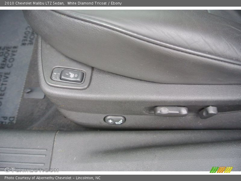 White Diamond Tricoat / Ebony 2010 Chevrolet Malibu LTZ Sedan