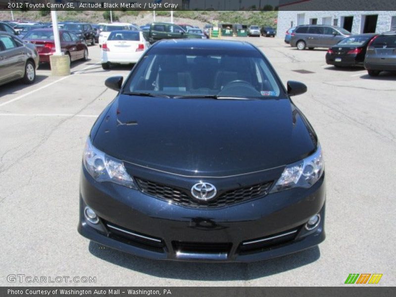 Attitude Black Metallic / Light Gray 2012 Toyota Camry SE