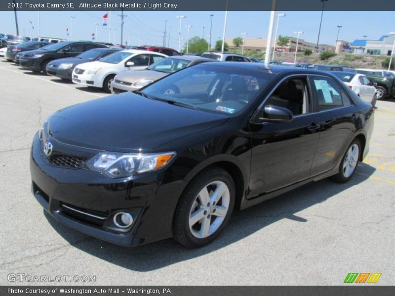 Attitude Black Metallic / Light Gray 2012 Toyota Camry SE