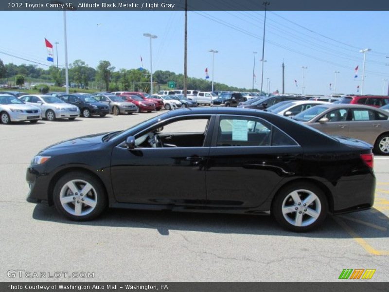 Attitude Black Metallic / Light Gray 2012 Toyota Camry SE