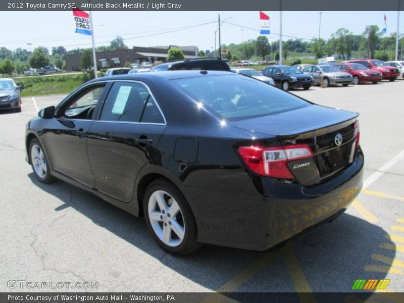 Attitude Black Metallic / Light Gray 2012 Toyota Camry SE