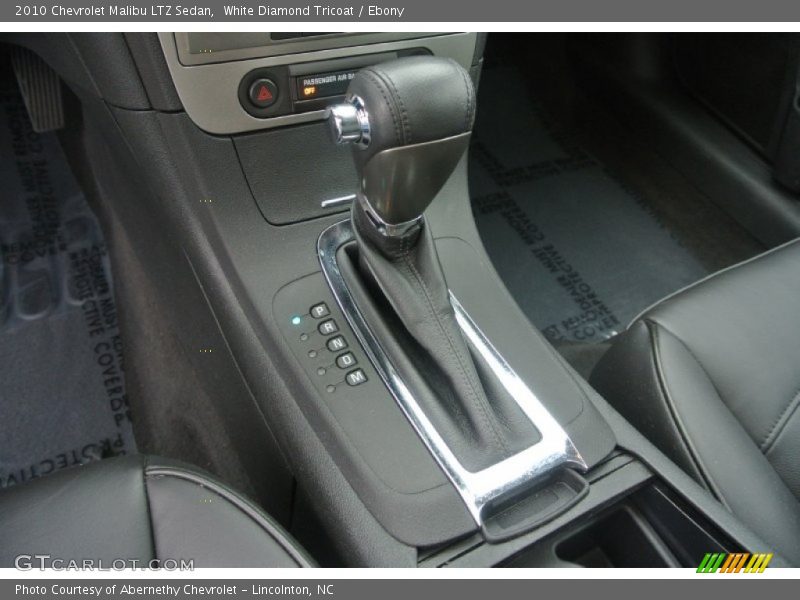 White Diamond Tricoat / Ebony 2010 Chevrolet Malibu LTZ Sedan