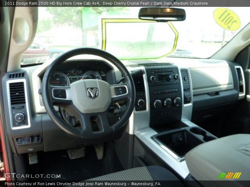 Deep Cherry Crystal Pearl / Dark Slate/Medium Graystone 2011 Dodge Ram 2500 HD Big Horn Crew Cab 4x4