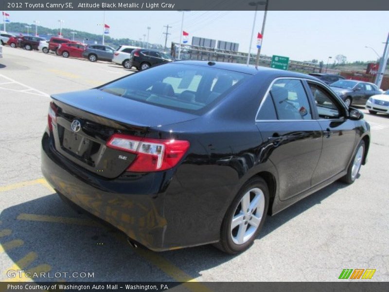 Attitude Black Metallic / Light Gray 2012 Toyota Camry SE