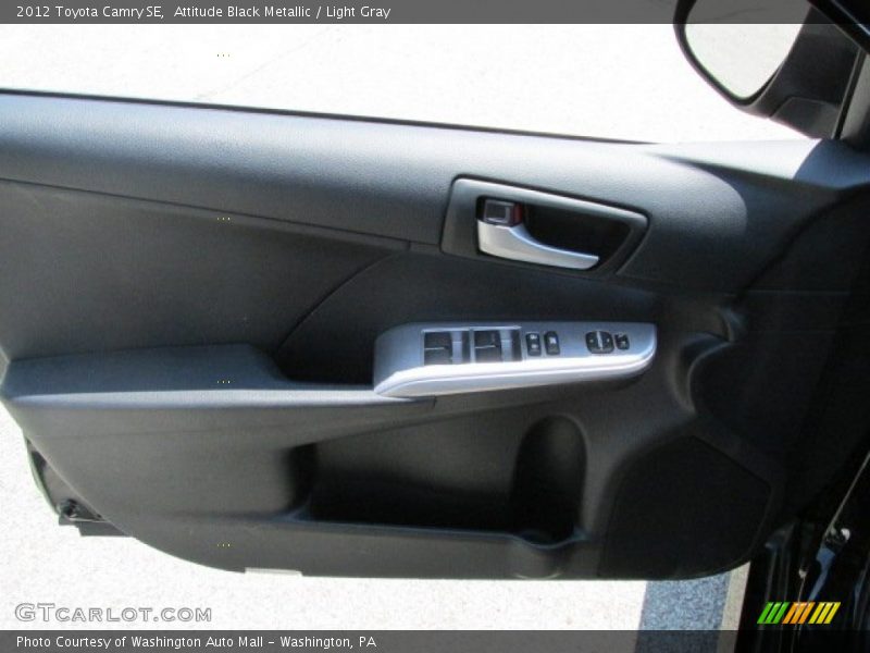 Attitude Black Metallic / Light Gray 2012 Toyota Camry SE