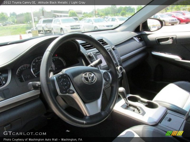 Attitude Black Metallic / Light Gray 2012 Toyota Camry SE