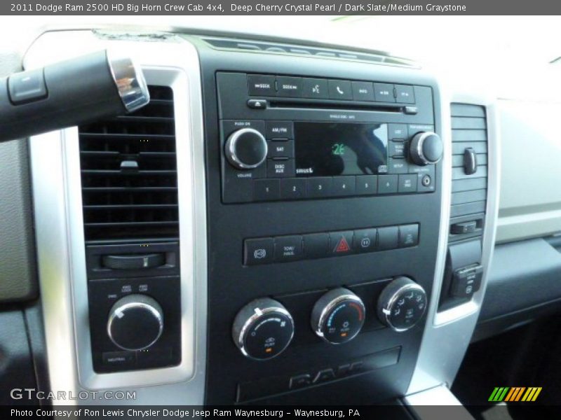 Deep Cherry Crystal Pearl / Dark Slate/Medium Graystone 2011 Dodge Ram 2500 HD Big Horn Crew Cab 4x4