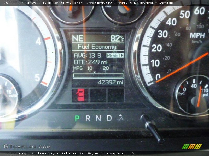 Deep Cherry Crystal Pearl / Dark Slate/Medium Graystone 2011 Dodge Ram 2500 HD Big Horn Crew Cab 4x4