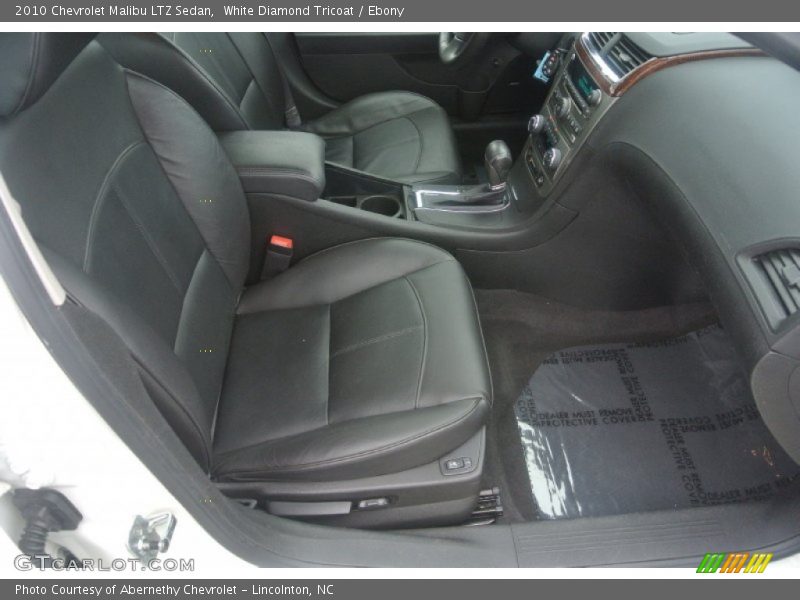 White Diamond Tricoat / Ebony 2010 Chevrolet Malibu LTZ Sedan