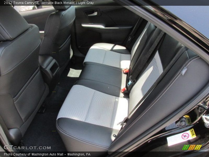 Attitude Black Metallic / Light Gray 2012 Toyota Camry SE