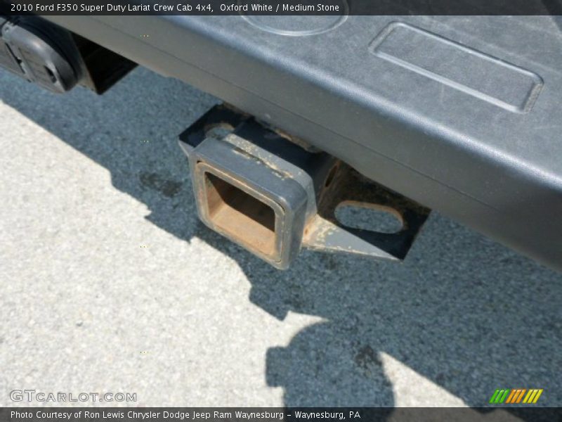 Oxford White / Medium Stone 2010 Ford F350 Super Duty Lariat Crew Cab 4x4
