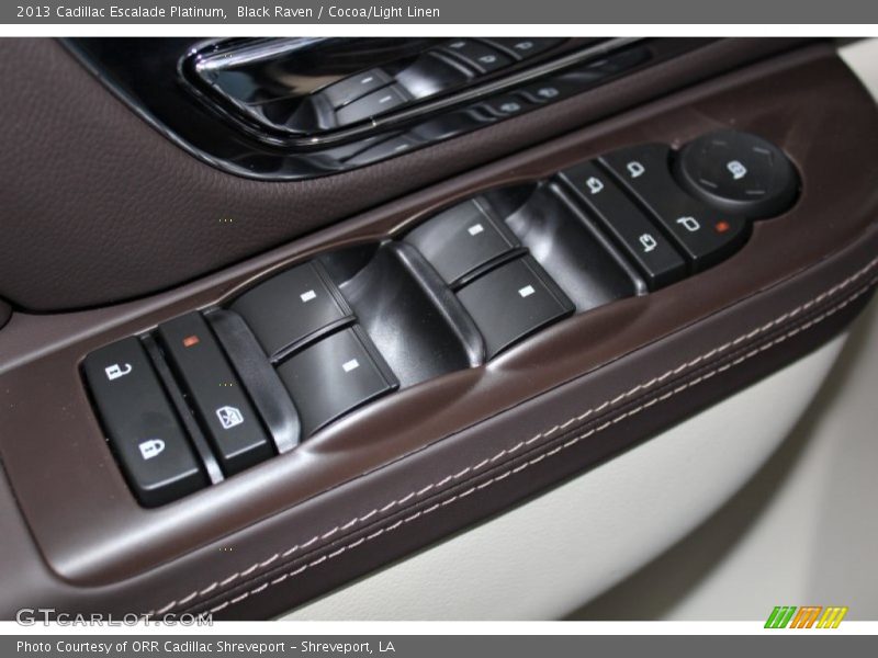 Controls of 2013 Escalade Platinum