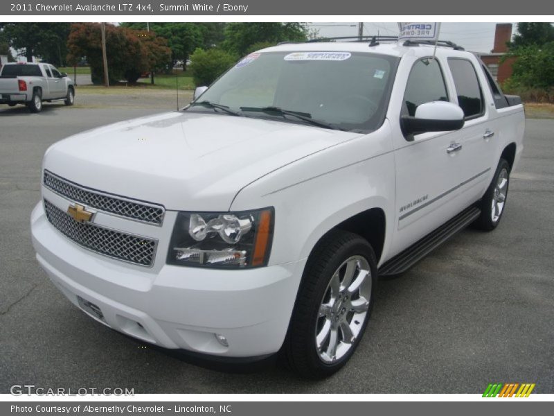 Summit White / Ebony 2011 Chevrolet Avalanche LTZ 4x4