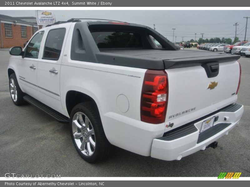 Summit White / Ebony 2011 Chevrolet Avalanche LTZ 4x4