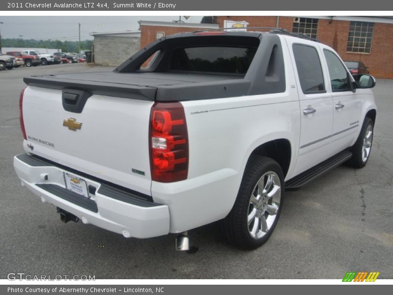 Summit White / Ebony 2011 Chevrolet Avalanche LTZ 4x4