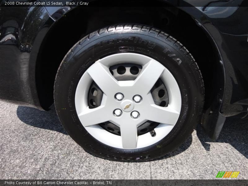 Black / Gray 2008 Chevrolet Cobalt LS Sedan