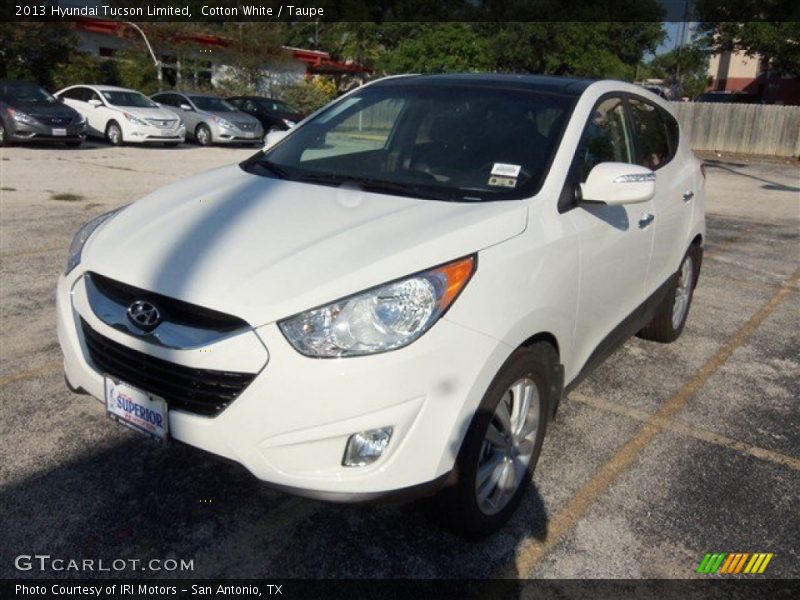 Cotton White / Taupe 2013 Hyundai Tucson Limited