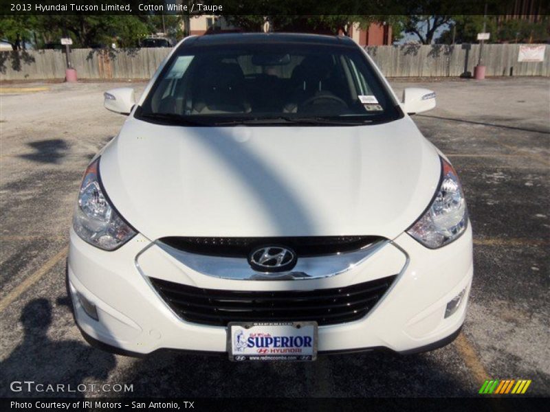 Cotton White / Taupe 2013 Hyundai Tucson Limited