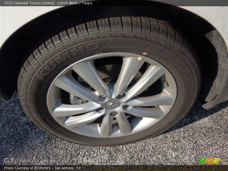 Cotton White / Taupe 2013 Hyundai Tucson Limited