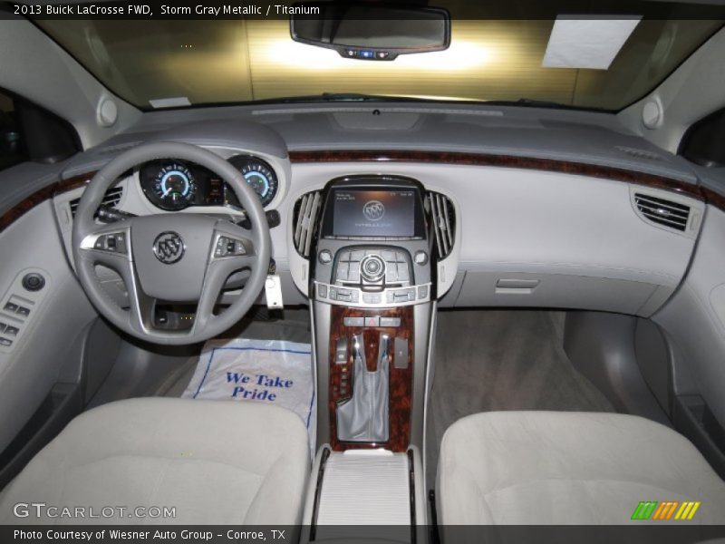 Storm Gray Metallic / Titanium 2013 Buick LaCrosse FWD