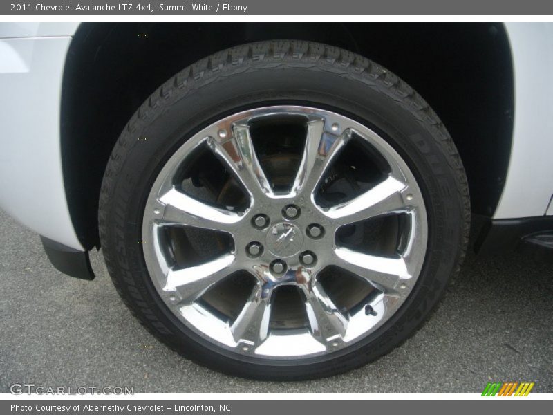 Summit White / Ebony 2011 Chevrolet Avalanche LTZ 4x4